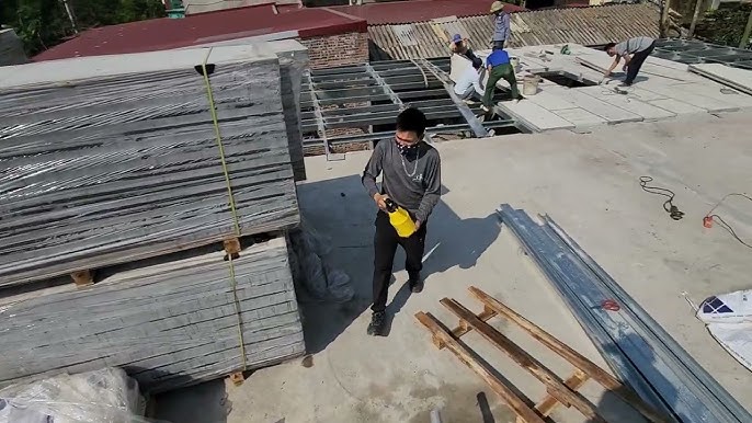 Xây dựng nhà xưởng bằng bê tông nhẹ KCN Cái Lân Quảng Ninh