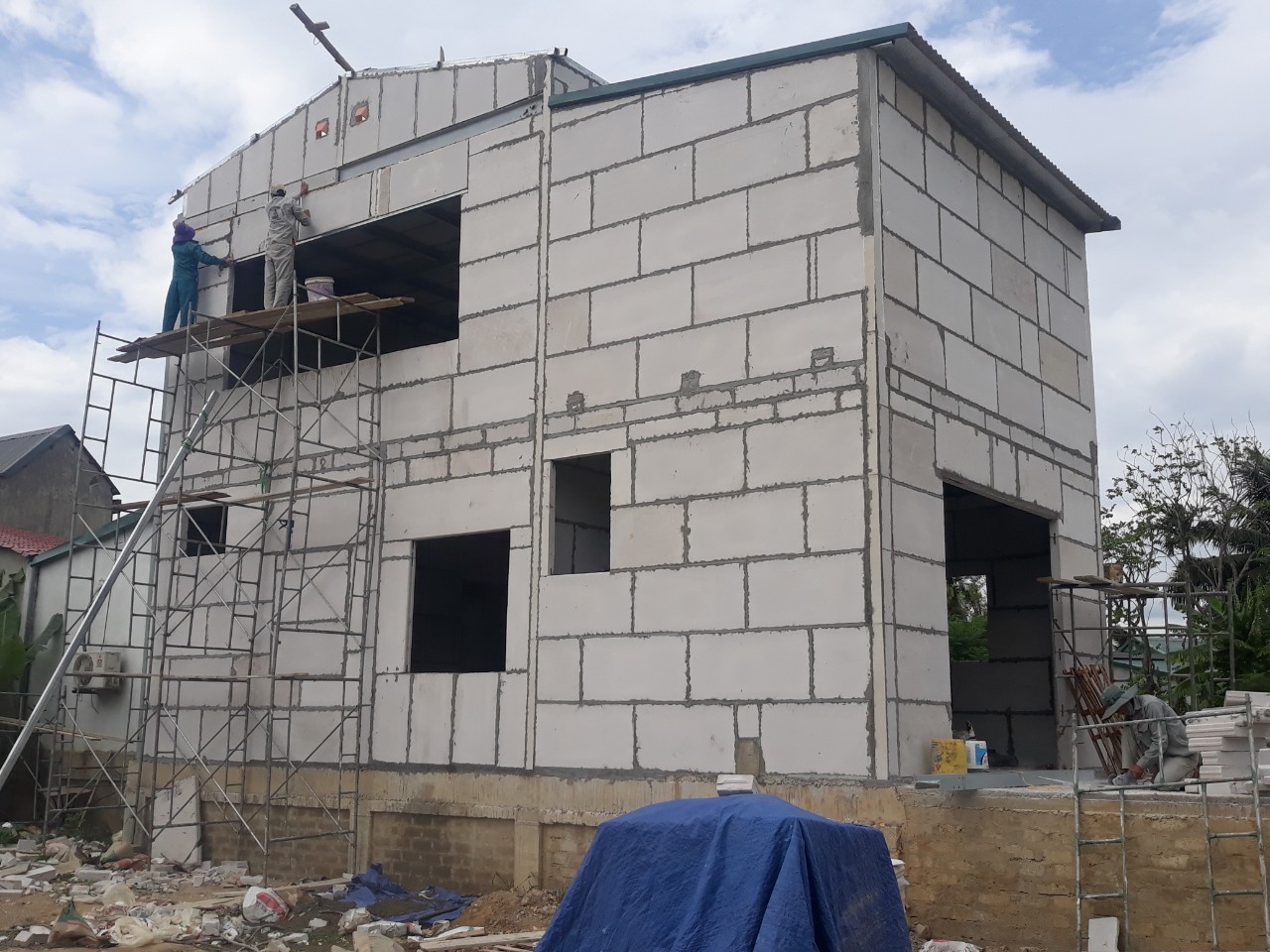 Thiết kế nhà bê tông khí chưng áp Hải Phòng